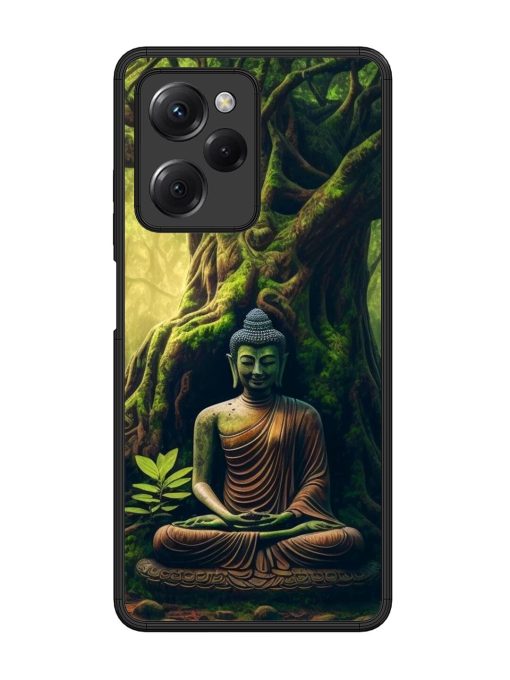 Green Buddha Art Glossy Soft Edge Case for Poco X5 Pro (5G) Chachhi