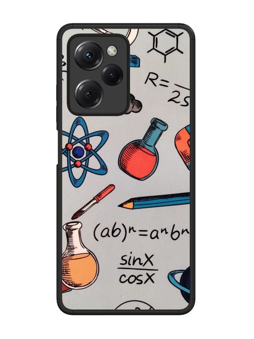 Science Doodle Glossy Soft Edge Case for Poco X5 Pro (5G) Chachhi