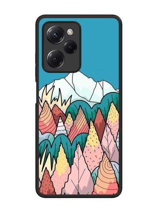 Mountain Dreamscape Glossy Soft Edge Case for Poco X5 Pro (5G) Chachhi