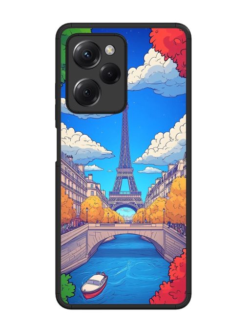 Parisian Panorama Glossy Soft Edge Case for Poco X5 Pro (5G) Chachhi