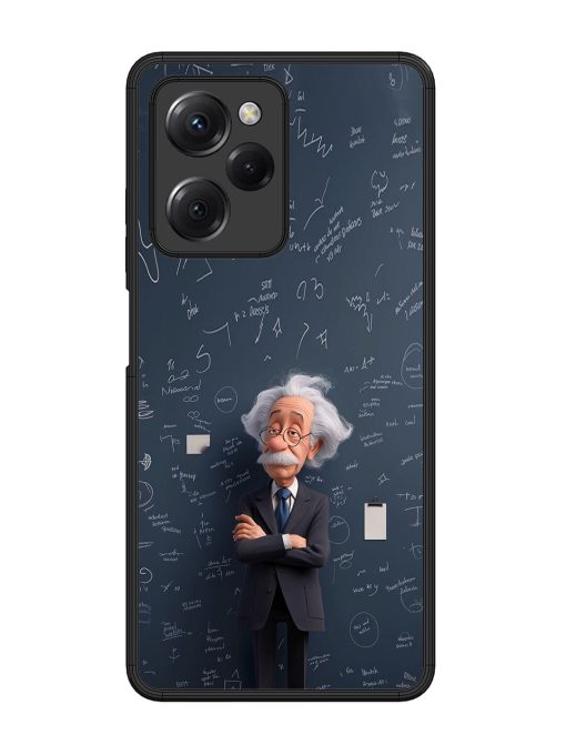 Albert Einstein Glossy Soft Edge Case for Poco X5 Pro (5G) Chachhi