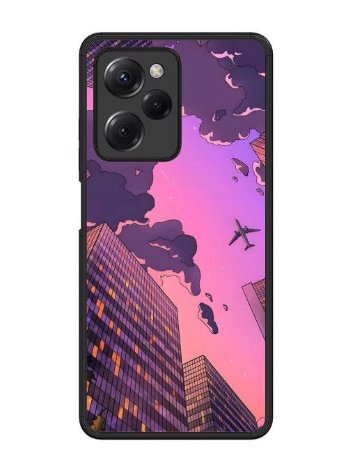 Urban Twilight Glossy Soft Edge Case for Poco X5 Pro (5G) Chachhi