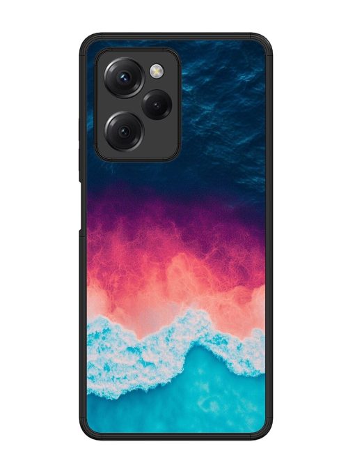 Where The Ocean Meets The Sky Glossy Soft Edge Case for Poco X5 Pro (5G) Chachhi