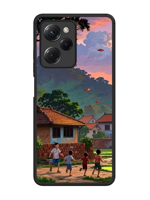 Sunset Play Glossy Soft Edge Case for Poco X5 Pro (5G) Chachhi