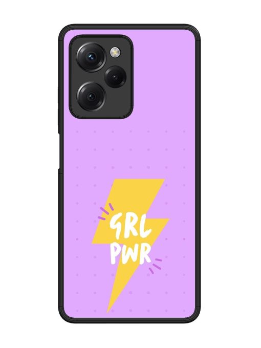 Girl Power Spark Glossy Soft Edge Case for Poco X5 Pro (5G) Chachhi