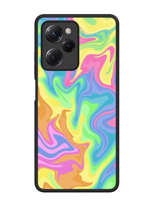 Whimsical Swirl Glossy Soft Edge Case for Poco X5 Pro (5G)