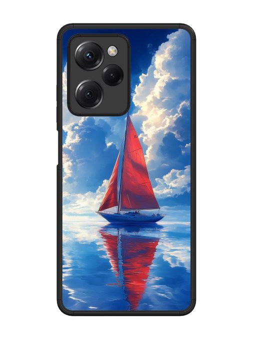 Crimson Sails Glossy Soft Edge Case for Poco X5 Pro (5G) Chachhi