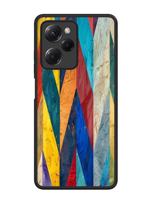 Abstract Tapestry Glossy Soft Edge Case for Poco X5 Pro (5G) Chachhi