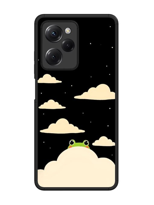 Froggy Night Sky Glossy Soft Edge Case for Poco X5 Pro (5G) Chachhi