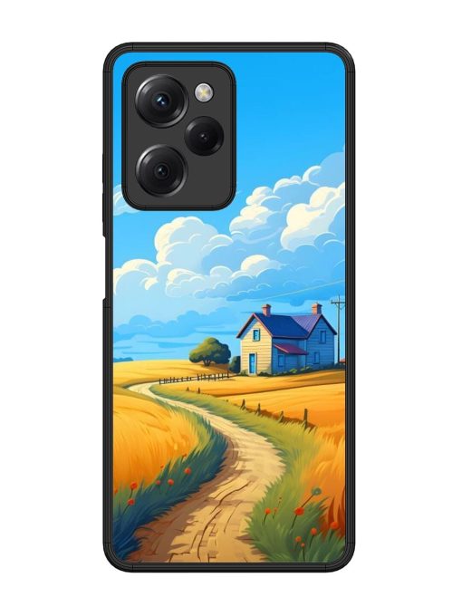 Countryside Cottage Glossy Soft Edge Case for Poco X5 Pro (5G)