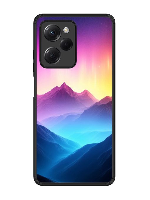 Cosmic Mountains Glossy Soft Edge Case for Poco X5 Pro (5G) Chachhi