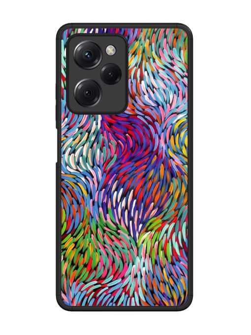 Vibrant Waves Glossy Soft Edge Case for Poco X5 Pro (5G)