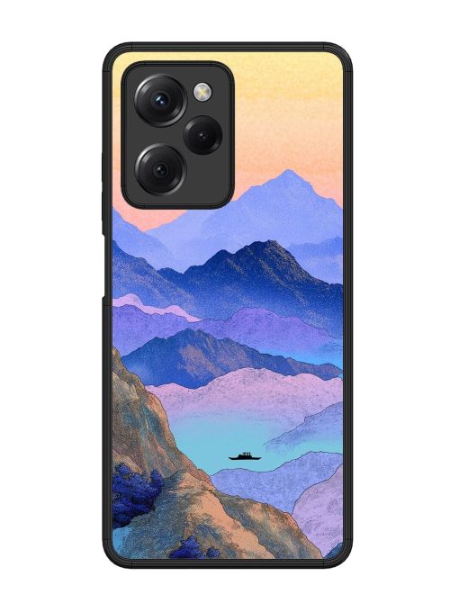 Mountain Mist Glossy Soft Edge Case for Poco X5 Pro (5G) Chachhi