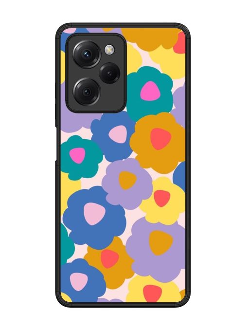 Flower Power Glossy Soft Edge Case for Poco X5 Pro (5G) Chachhi