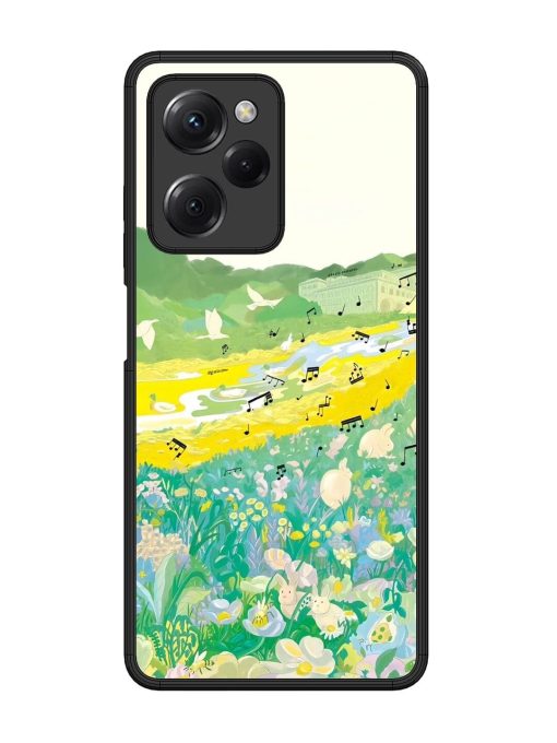 Melody In Bloom Glossy Soft Edge Case for Poco X5 Pro (5G) Chachhi