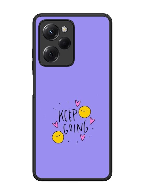 Smiling Through It All Glossy Soft Edge Case for Poco X5 Pro (5G) Chachhi