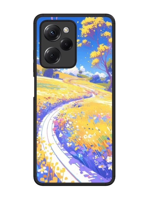 Vibrant Spring Meadow Glossy Soft Edge Case for Poco X5 Pro (5G) Chachhi