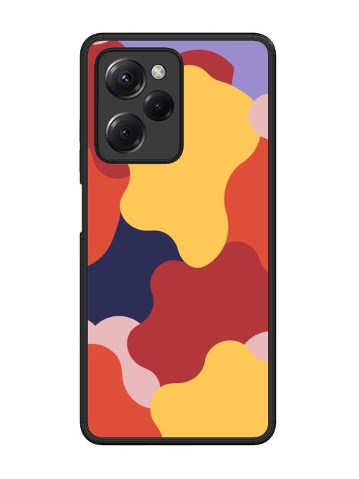 Gooey Color Chaos Glossy Soft Edge Case for Poco X5 Pro (5G) Chachhi