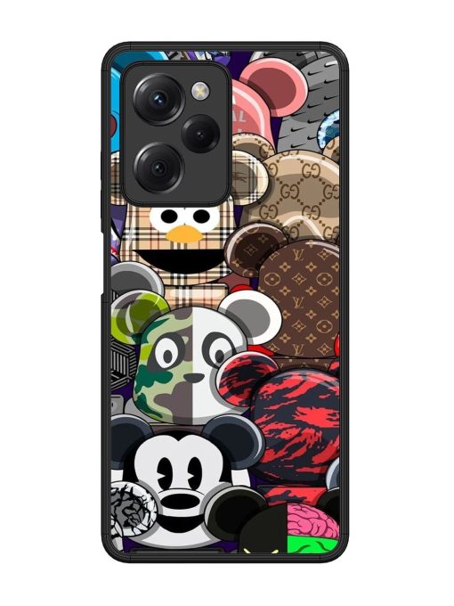 Streetwear Bearbrick Extravaganza Glossy Soft Edge Case for Poco X5 Pro (5G) Chachhi