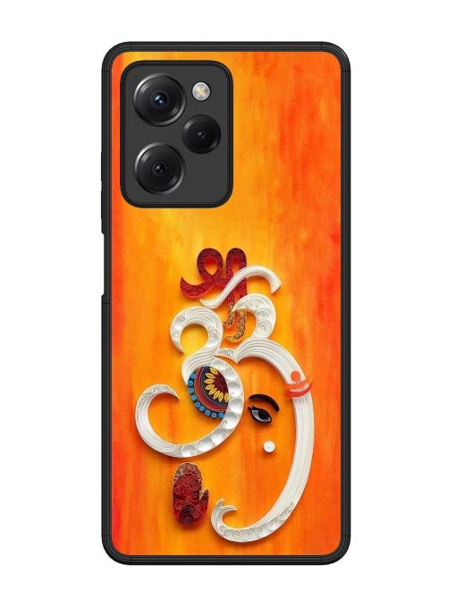 Ganesha In Quilling Art Glossy Soft Edge Case for Poco X5 Pro (5G)