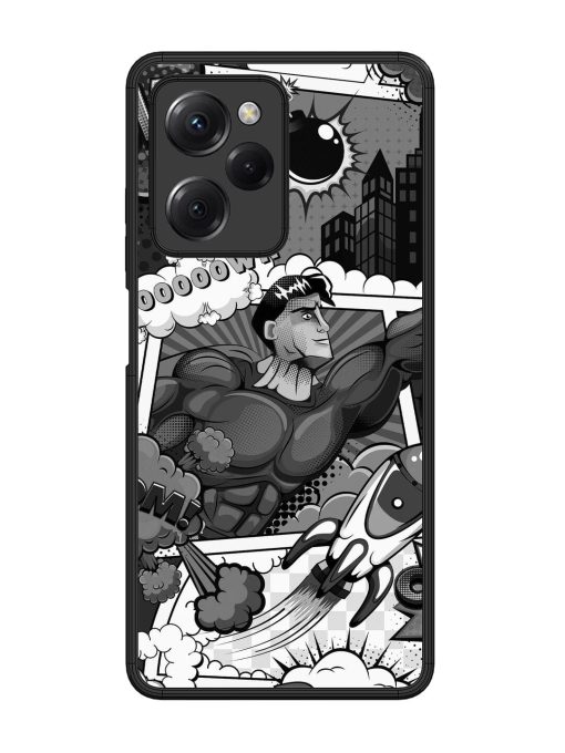 Comic Book Chaos Glossy Soft Edge Case for Poco X5 Pro (5G) Chachhi