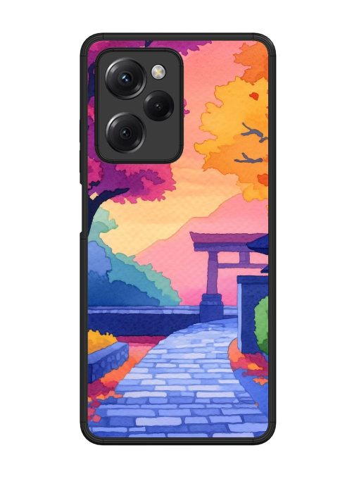 Autumnal Serenity Glossy Soft Edge Case for Poco X5 Pro (5G) Chachhi