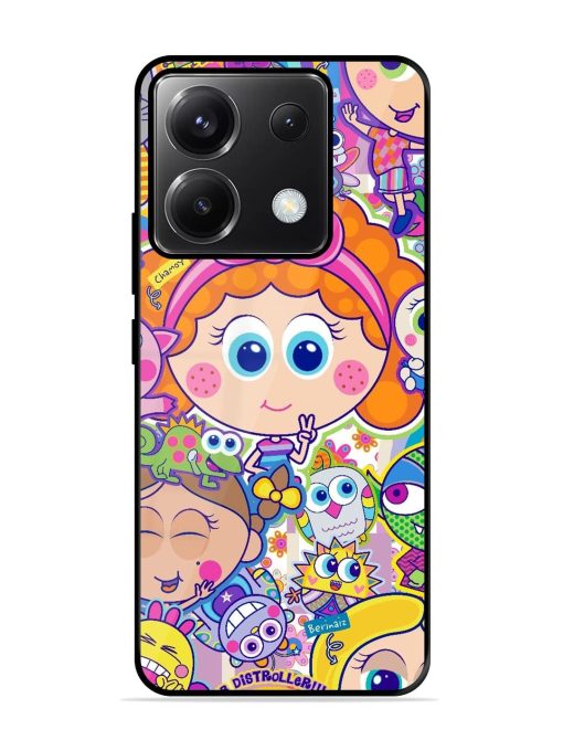 Distroller Friends Glossy Soft Edge Case for Poco X6 (5G)