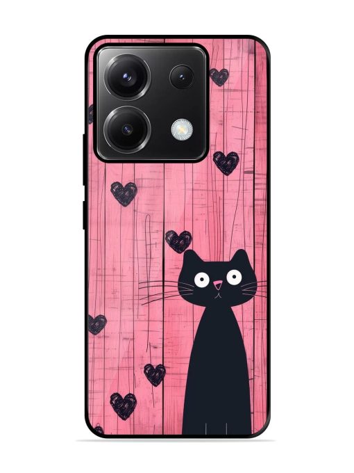 Feline Valentine'S Day Glossy Soft Edge Case for Poco X6 (5G)