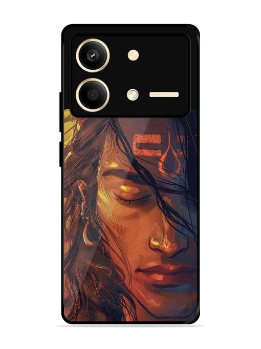 Tranquil Shiva Glossy Soft Edge Case for Poco X6 Neo (5G) Chachhi