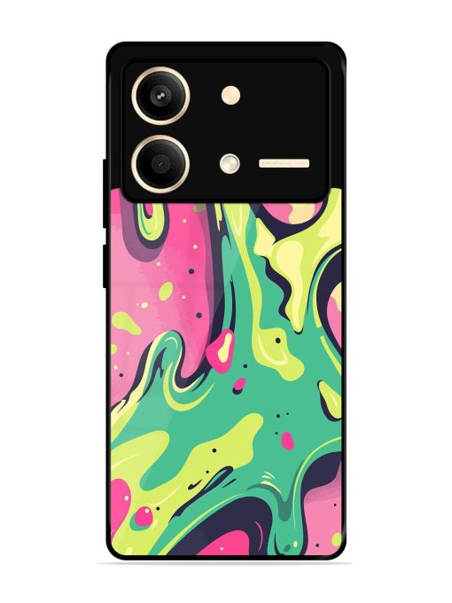 Gooey Grooves Glossy Soft Edge Case for Poco X6 Neo (5G) Chachhi