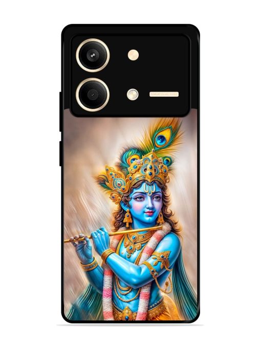 Divine Krishna Glossy Soft Edge Case for Poco X6 Neo (5G) Chachhi