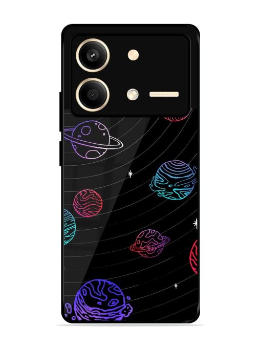 Cosmic Ballet Glossy Soft Edge Case for Poco X6 Neo (5G) Chachhi