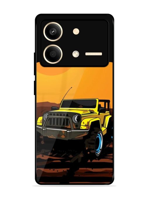 Sunset Cruise Glossy Soft Edge Case for Poco X6 Neo (5G) Chachhi