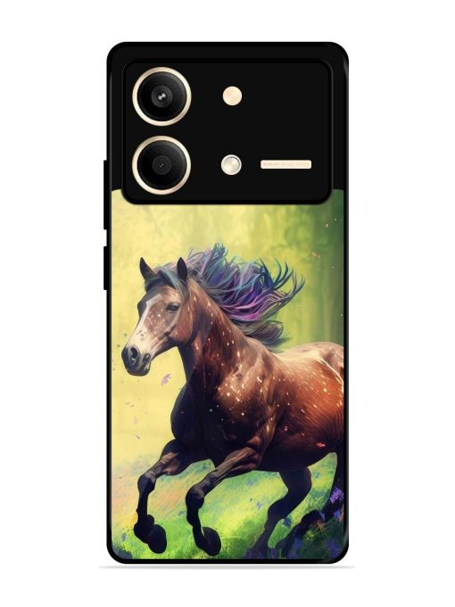 Enchanted Gallop Glossy Soft Edge Case for Poco X6 Neo (5G) Chachhi