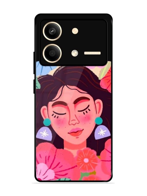 Blooming Serenity Glossy Soft Edge Case for Poco X6 Neo (5G) Chachhi