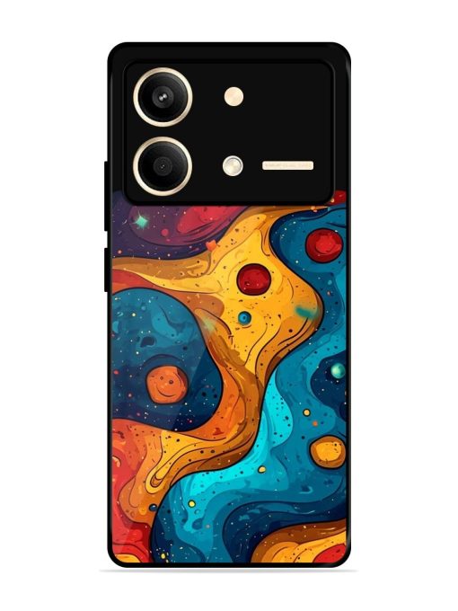 Cosmic Swirl Glossy Soft Edge Case for Poco X6 Neo (5G) Chachhi