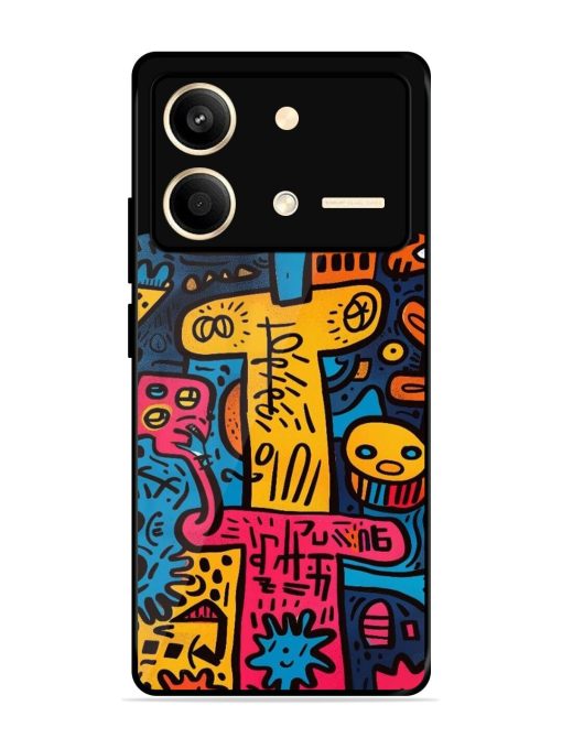 Doodletopia Glossy Soft Edge Case for Poco X6 Neo (5G) Chachhi