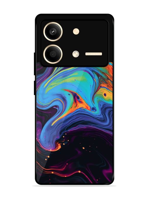 Liquid Dreamscape Glossy Soft Edge Case for Poco X6 Neo (5G) Chachhi