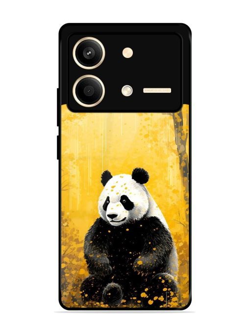 Golden Solitude Glossy Soft Edge Case for Poco X6 Neo (5G) Chachhi