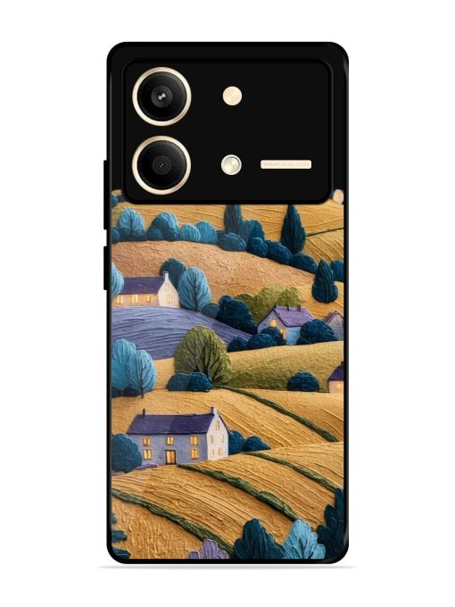 Rolling Hilltop Haven Glossy Soft Edge Case for Poco X6 Neo (5G) Chachhi