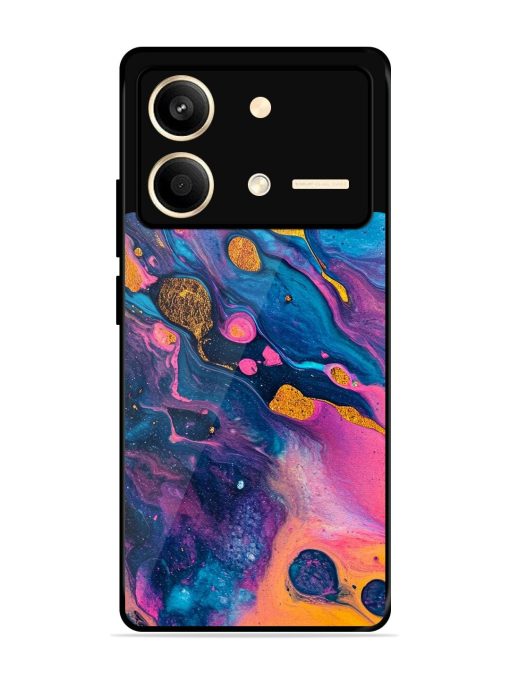 Cosmic Swirl Glossy Soft Edge Case for Poco X6 Neo (5G) Chachhi