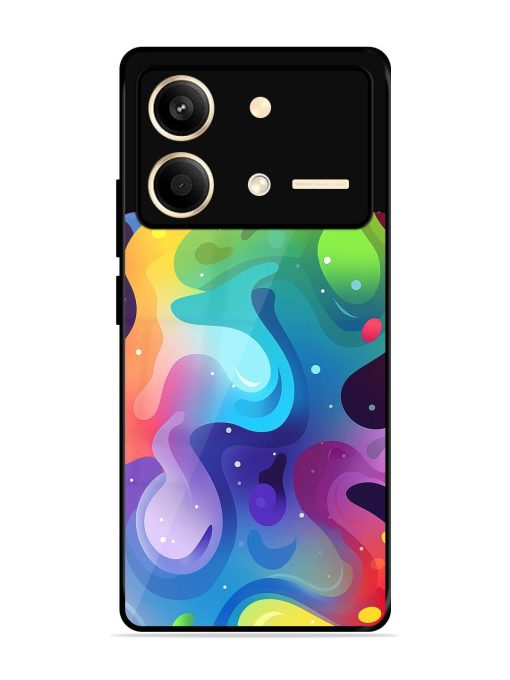 Rainbow River Glossy Soft Edge Case for Poco X6 Neo (5G) Chachhi