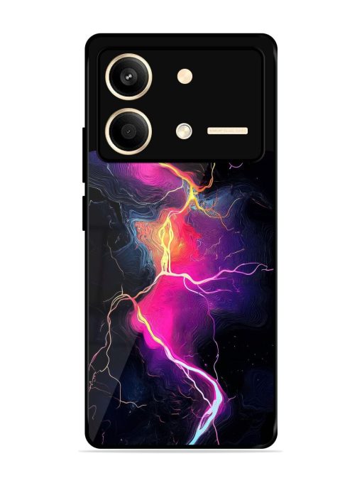 Electric Dreams Glossy Soft Edge Case for Poco X6 Neo (5G) Chachhi