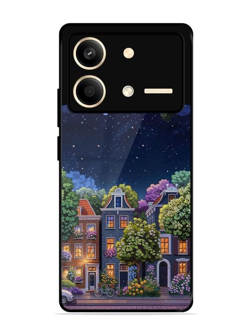 Moonlit Streets Glossy Soft Edge Case for Poco X6 Neo (5G) Chachhi