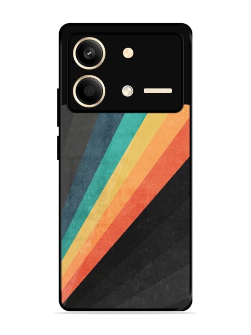 Retro Spectrum Glossy Soft Edge Case for Poco X6 Neo (5G) Chachhi