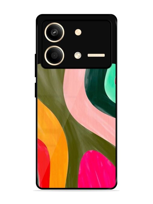 Wavy Wonder Glossy Soft Edge Case for Poco X6 Neo (5G) Chachhi