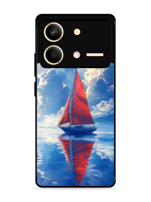 Crimson Sails Glossy Soft Edge Case for Poco X6 Neo (5G) Chachhi