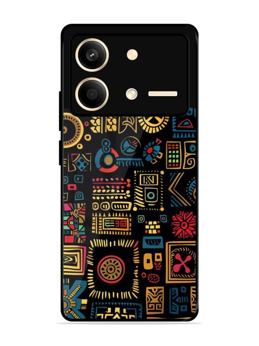 Tribal Tapestry Glossy Soft Edge Case for Poco X6 Neo (5G) Chachhi