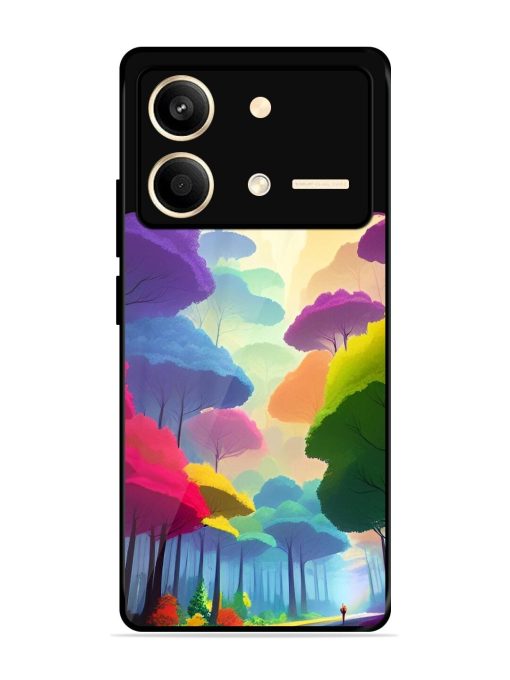 Rainbow Road Glossy Soft Edge Case for Poco X6 Neo (5G) Chachhi