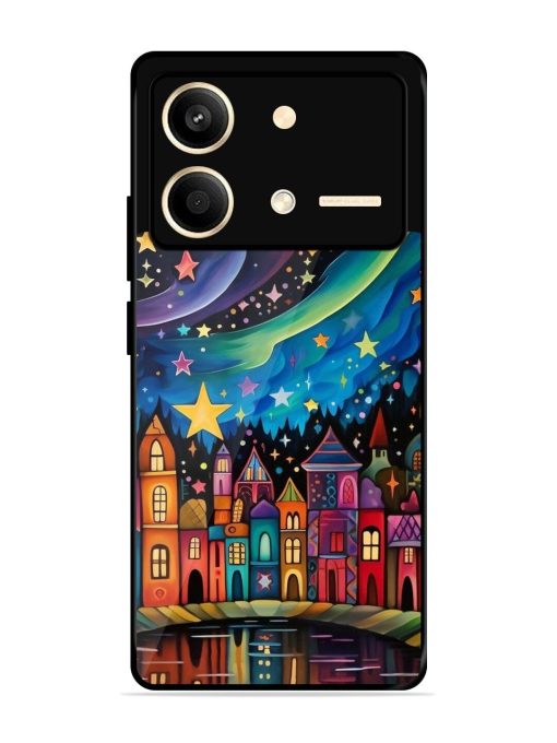 Starlit Village Glossy Soft Edge Case for Poco X6 Neo (5G) Chachhi